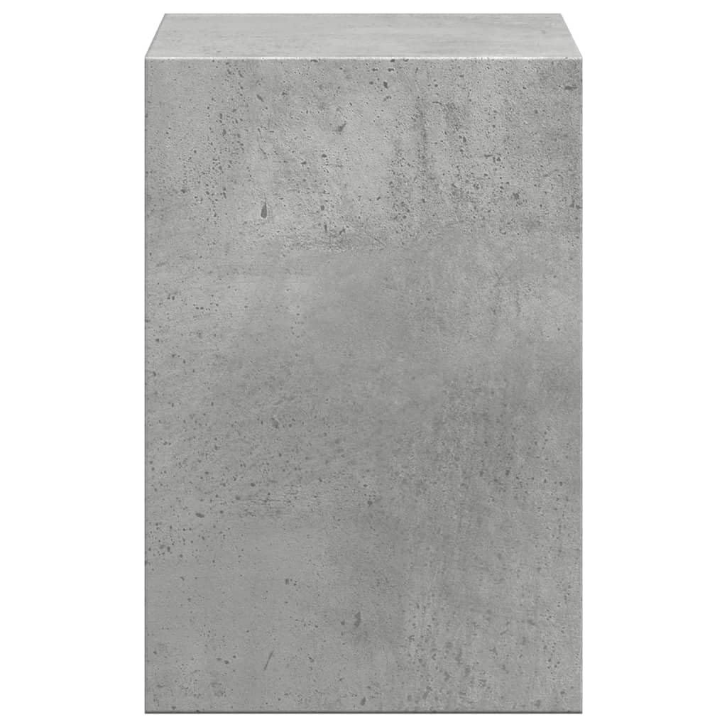 Supporto per monitor con organizer da scrivania, in legno grigio cemento, 80 x 20 x 30 cm, portata 35 kg, supporto ergonomico per PC, per ufficio, casa, gaming, ripiano salvaspazio