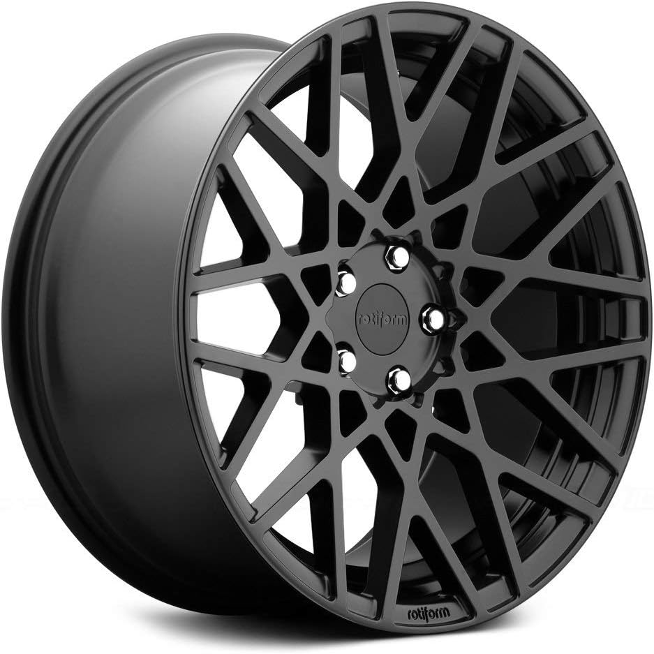 Rotiform Blq Сustom Wheel - Satin Black 18" x 8.5", 35 Offset, 5x112 Bolt Pattern, 66.5mm Hub