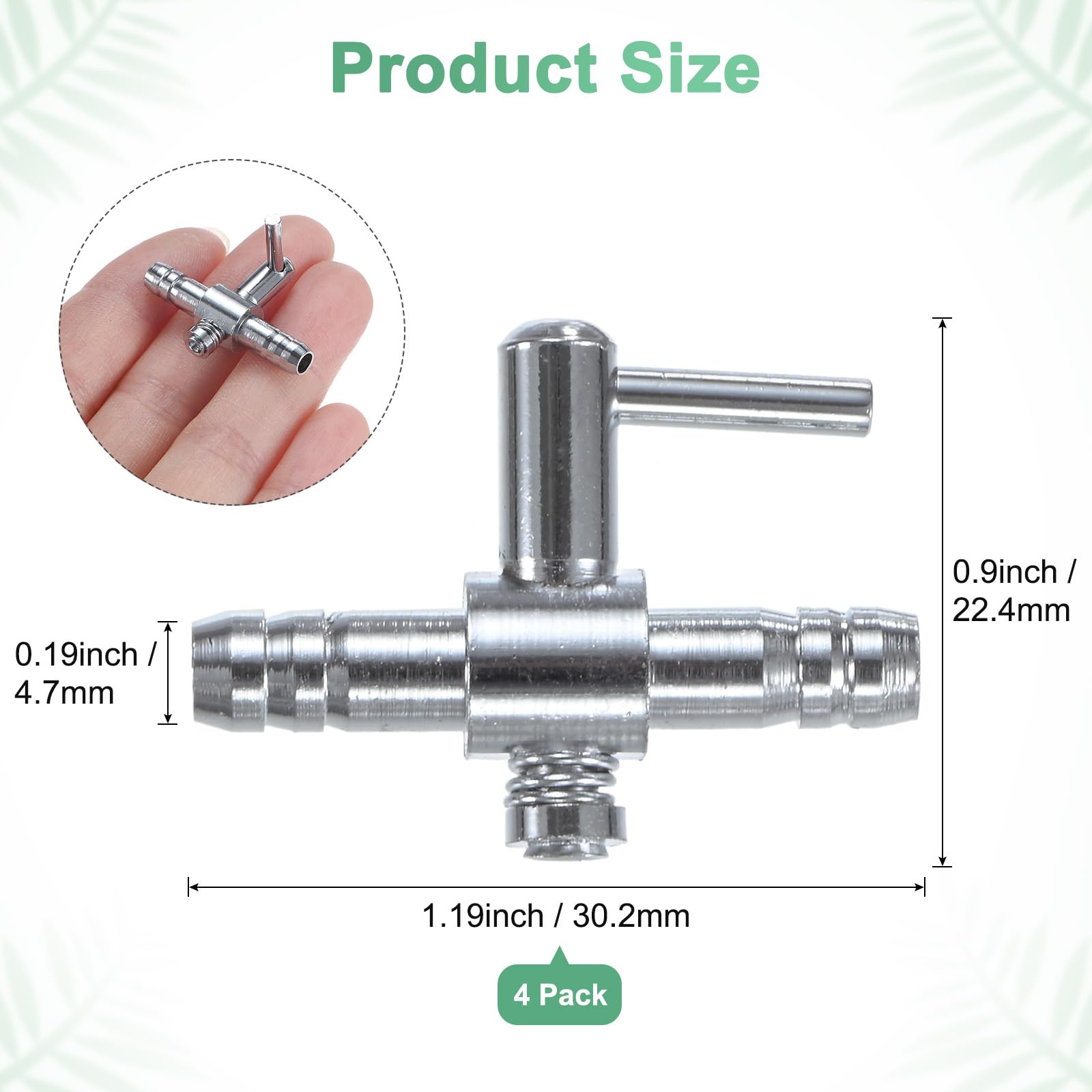 M METERXITY 4PCS Aquarium Air Valve - Image 2