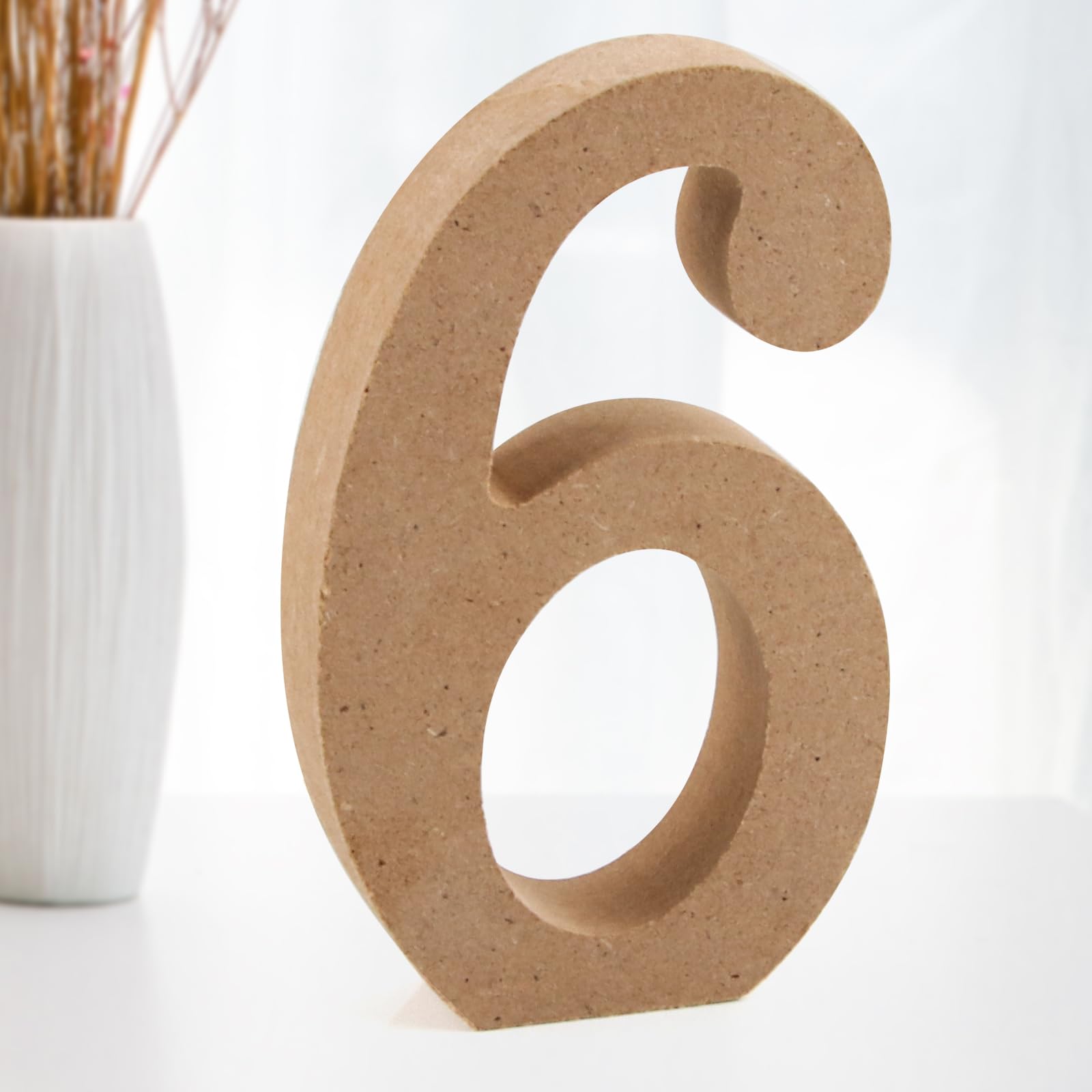 Taozoey Standing Wooden Letters, Wooden Letters for Crafts, DIY Letter, Home Lettering, Untreated Decorations for Home Wall