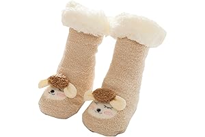Lykmera Kids Warm Winter Lamb Floor Tube Socks (Fit for Ages 1+)