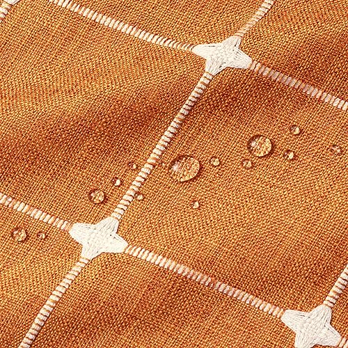 Classic Plaid Linen Tassel Shower Curtain - image 6