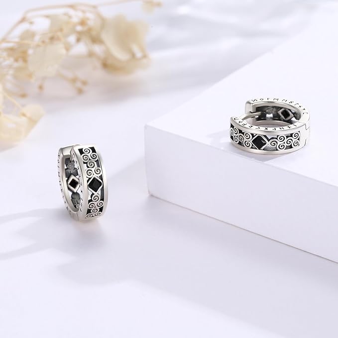 Pendientes runa estilo Punk