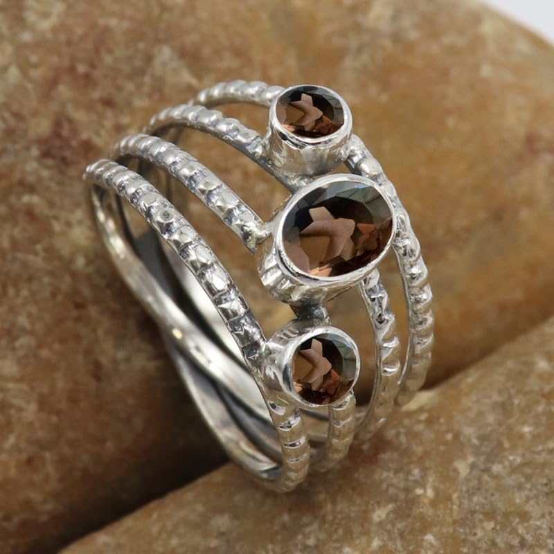 Gemstone Men And Women All Size Silver Plated Band Ring Handmade Jewelry CRG1082AA