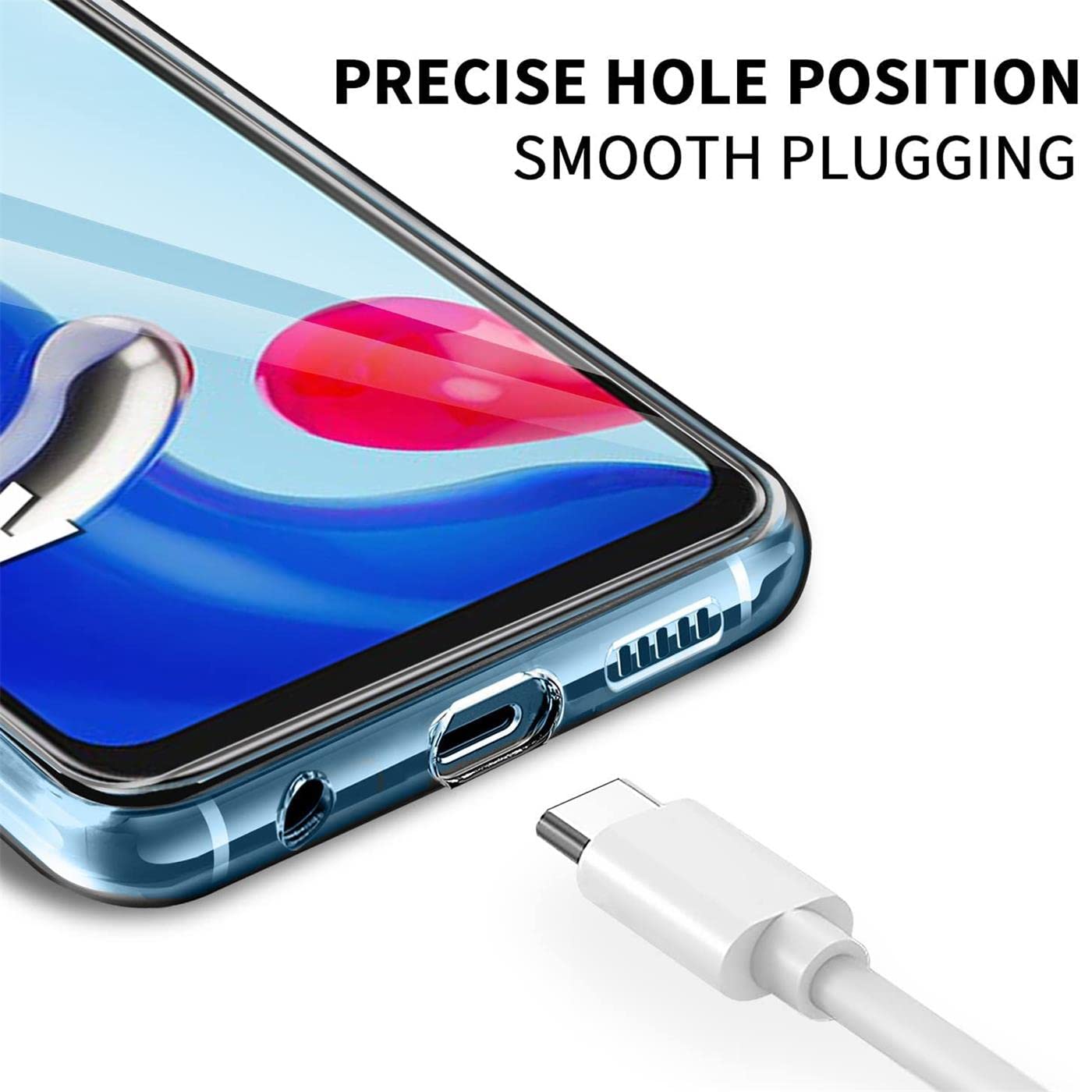 Verco Handyhülle Für Xiaomi Redmi Note 11 Pro – Transparent, Dünn, TPU