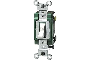 Leviton 30 Amp, 120/277 Volt, Toggle Double-Pole AC Quiet Water Heater Switch