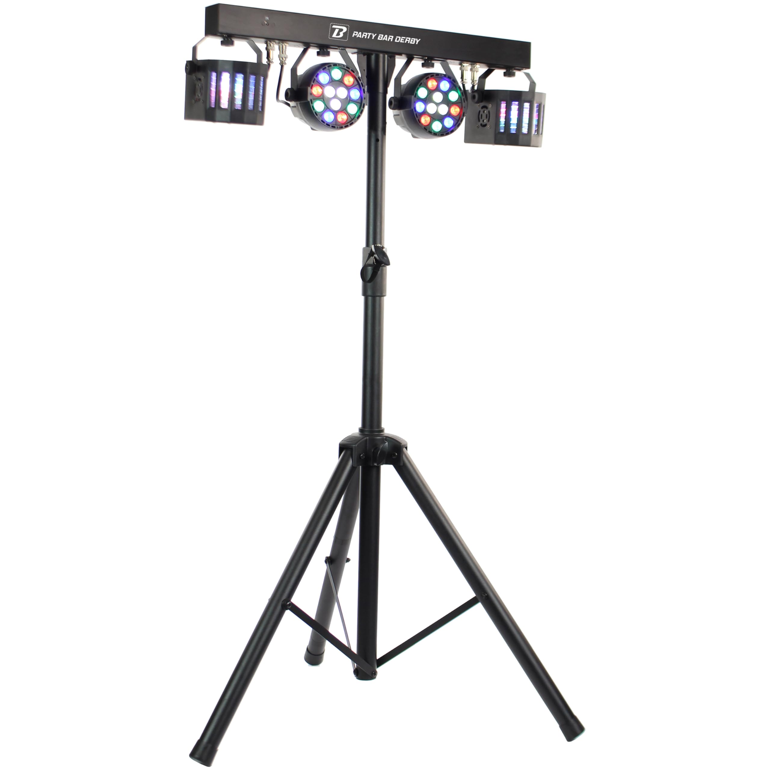 PARTY BAR DERBY - BoomToneDJ ; LE projecteur à effets INCONTOURNABLE pour vos soirées privées, bars, dj mobile, Nombreux programmes automatiques, Trépieds inclus.