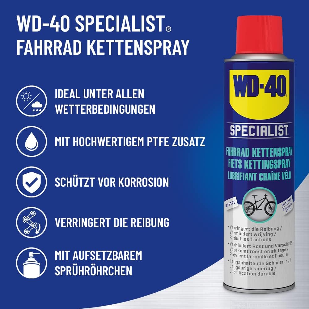 WD-40 Specialist Fahrrad Kettenspray 6x250 ml