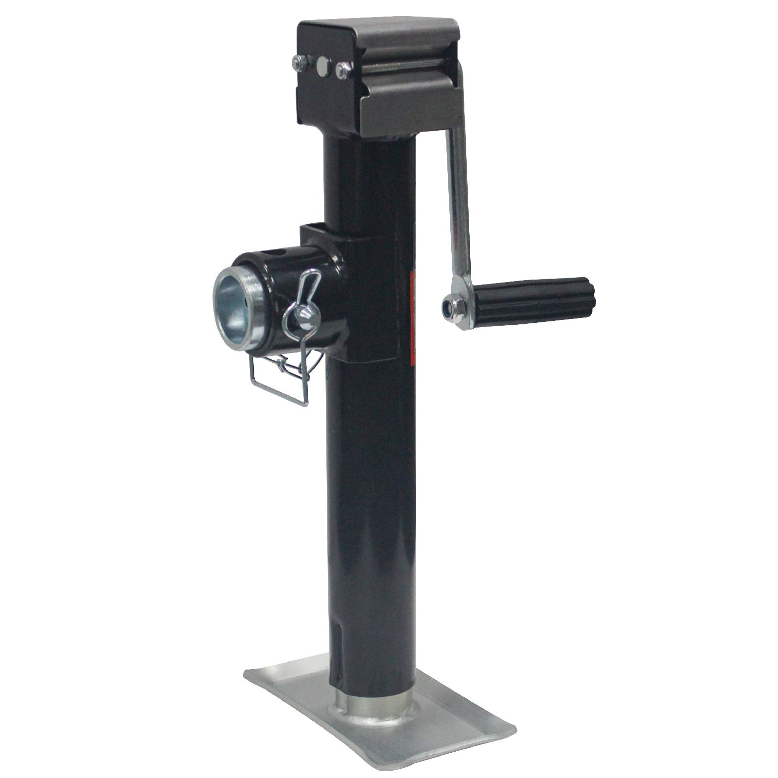 TYT Brands Side Wind WeldOn PipeMount Swivel Trailer Jack 5000 lbs