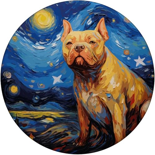 Miniatura 3 de American Bully Starry Night para perro, mamá, perro, papá, PopSockets intercambiables PopGrip