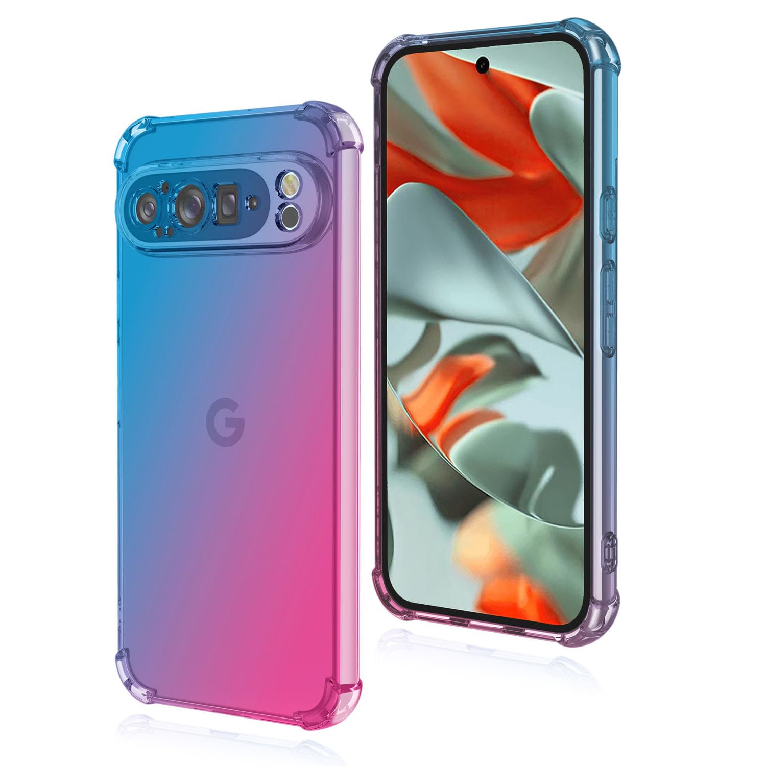 COMAKU Compatible with Google Pixel 9 Pro XL Case, Ultra Light Slim TPU Phone Cover with Shockproof Protection