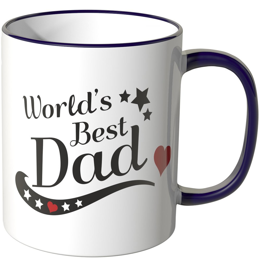 Wandkings Cup, saying "World's Best Dad" - PURPLE