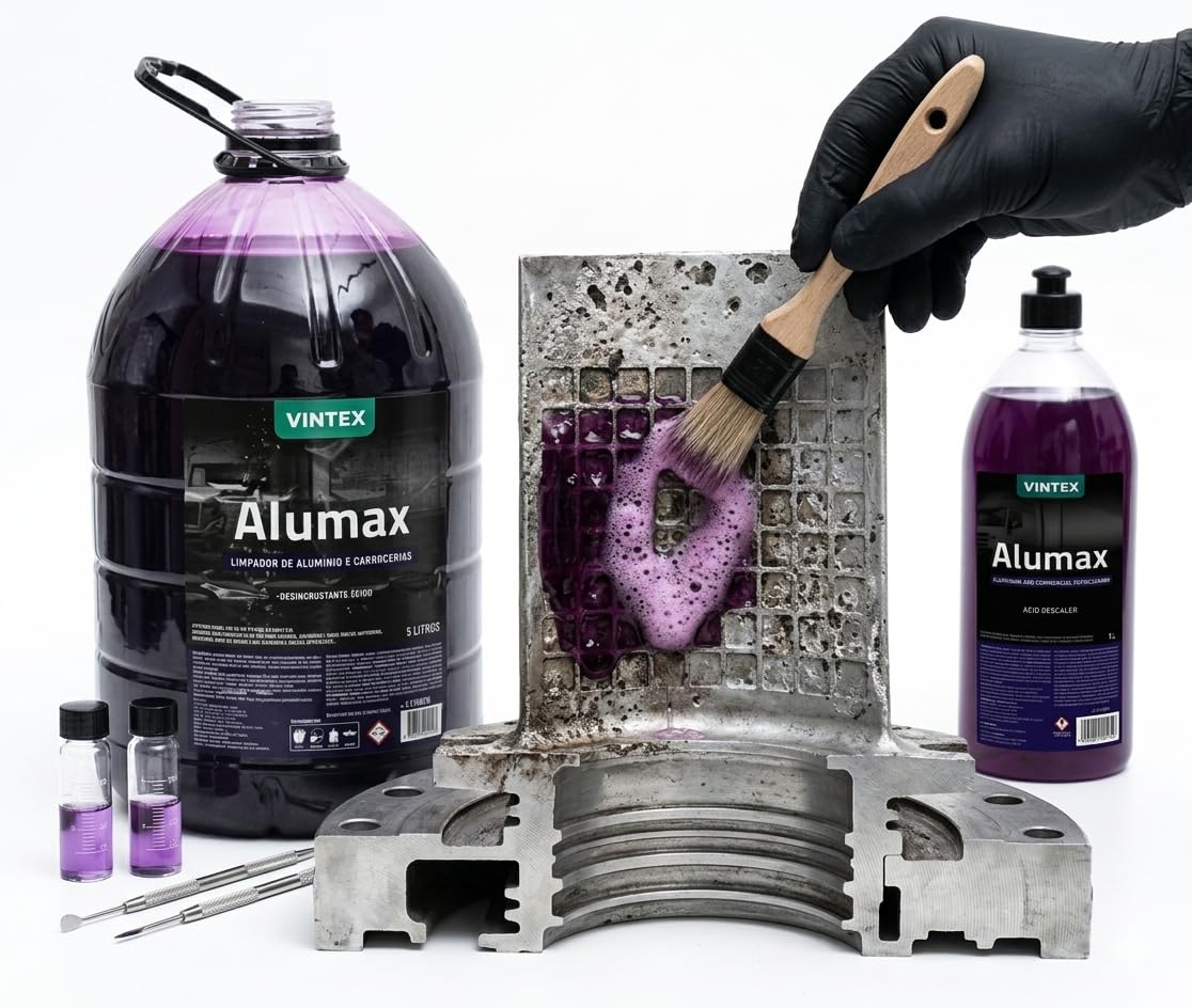Aluminum Cleaner Limpiador Concentrado para Llantas, Chasis y Superficies Metálicas – 5 Litros