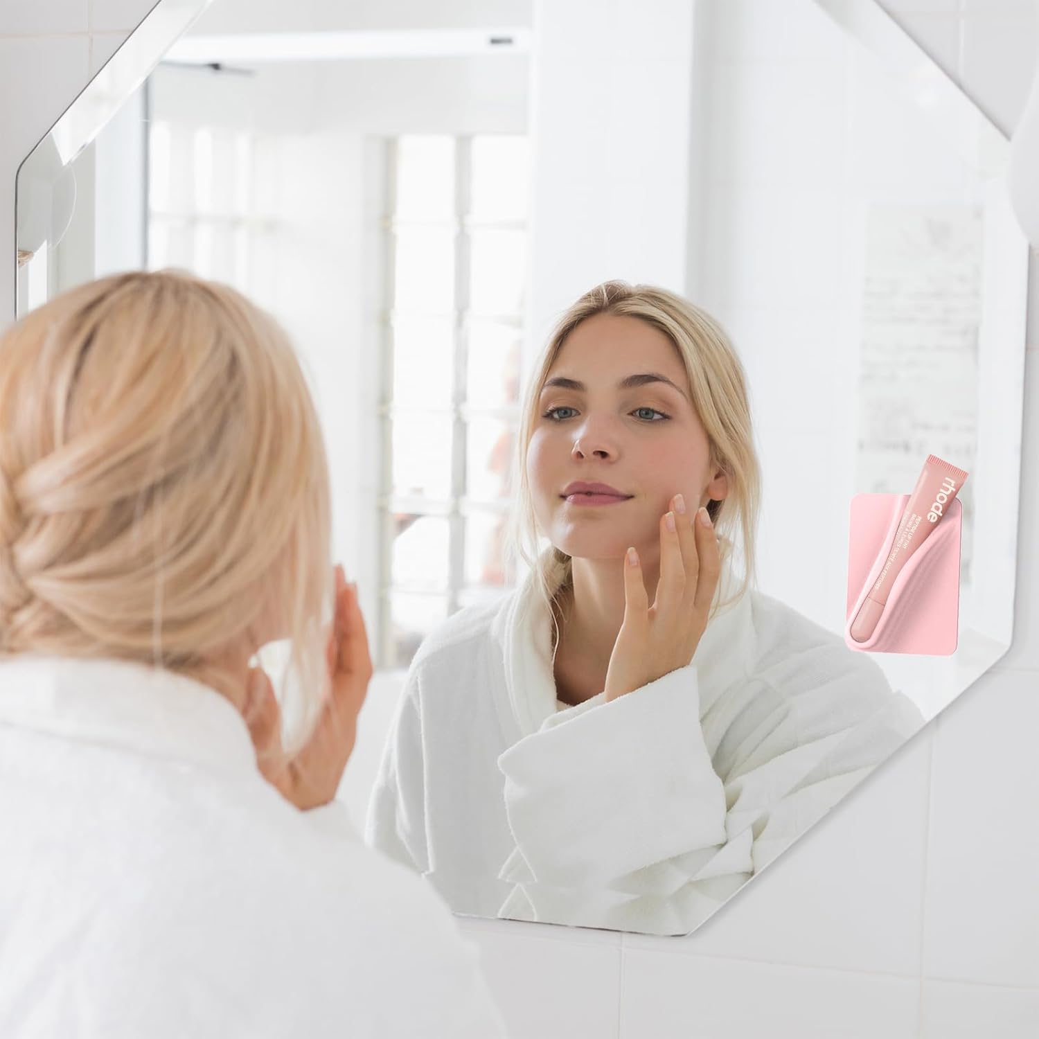 DOB SECHS Silicone Lip Holder for Cell Phone Lipstick Lip Glaze Phone Case Back Stick On Holder for iPhone and Android Phones, Black DOB SECHS Silicone Lip Holder for Cell Phone Lipstick Lip Glaze Phone Case Back Stick On Holder for iPhone and Android Phones, Black