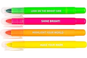 Yoobi Mini Highlighters: Compact Gel Pens for Vibrant Underlining