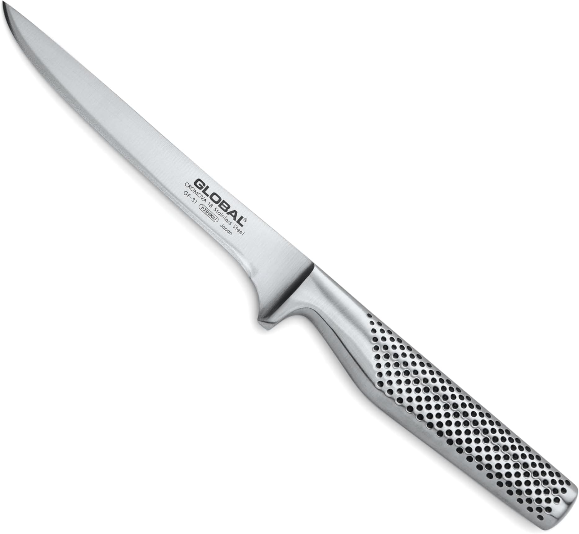 Global 6 1/4 inch Forged Heavyweight Boning Knife - Japanese Stainless Steel, Razor-Sharp Edge, Made in Japan, GF-31