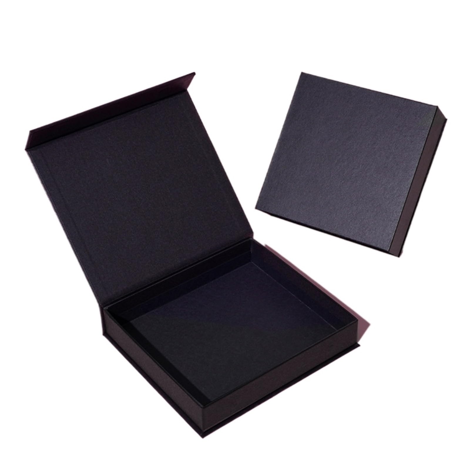 Geschenkbox 10/20 Stück kleine Klappschachteln | Geschenkbox for Hochzeit, Geburtstag, Party, Schmuck, Kosmetik, Verpackung aus Papier(Black,10pcs-14x12x4cm)