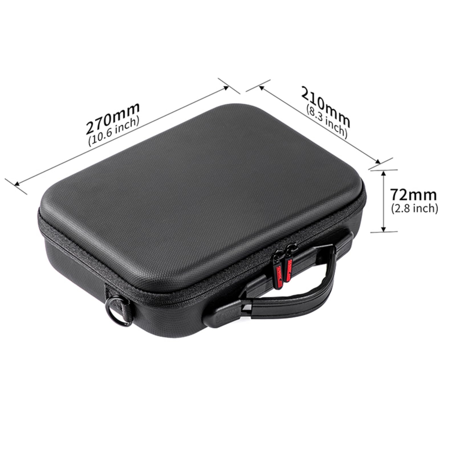 Levigo Custodia rigida per fotocamera sportiva compatibile con Insta360 Ace Pro, accessori per action camera Organizzare custodia protettiva antiurto da viaggio portatile