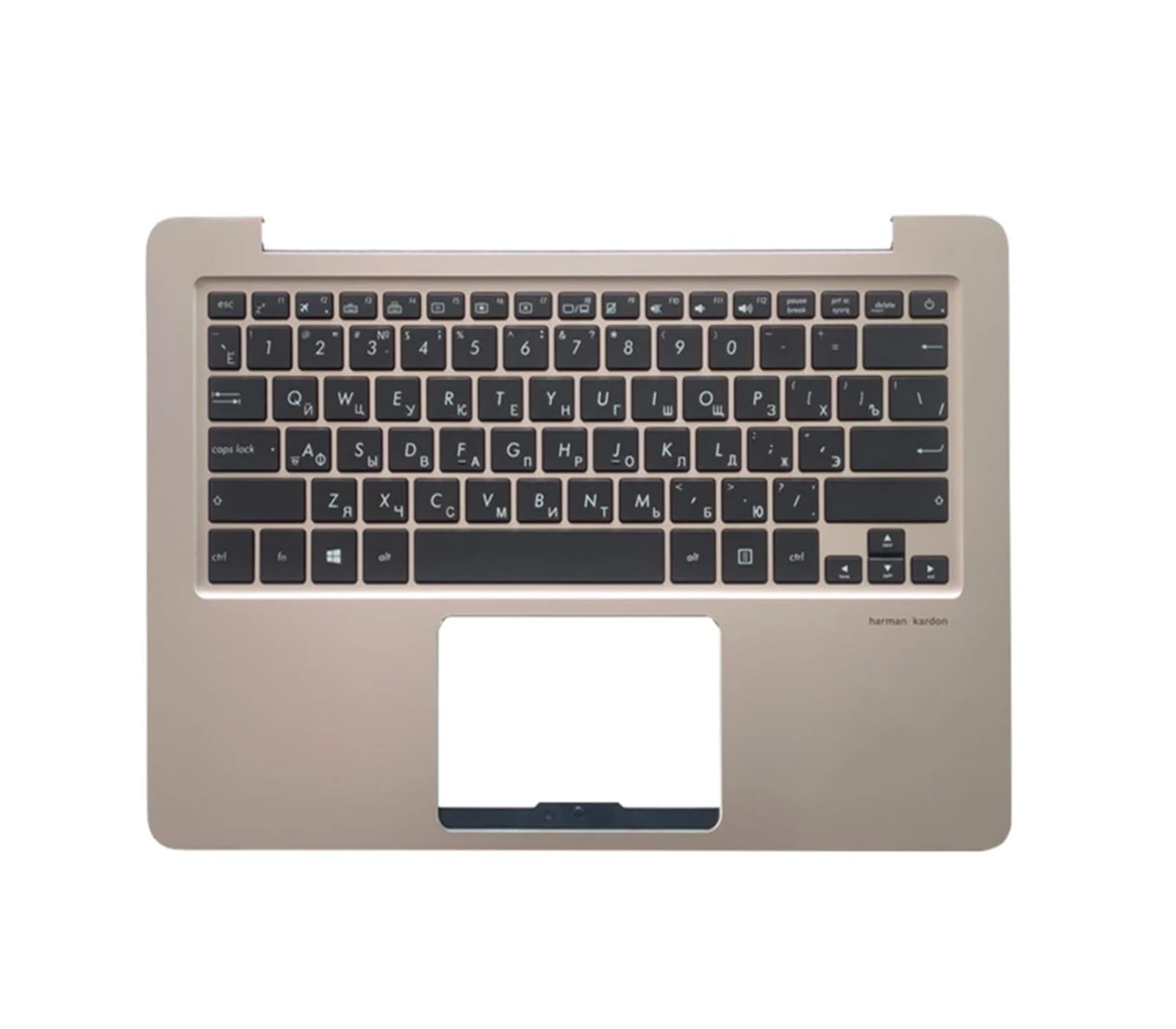 Custodia/copertura for tastiera retroilluminata for laptop US/UK/RU/TA/CN/EU/AR, compatibile con Asus, Zenbook, UX330 UX330CA U3000C UX330UA U3000UA(UX330CA-AR-Silver)