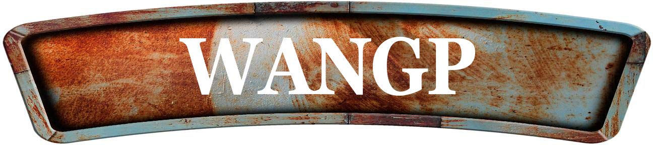 WANGP Rusty Curved 8" Shaped Weathered Rustic Metal Look Decal Bumper Sticker for use on Any Smooth Surface
