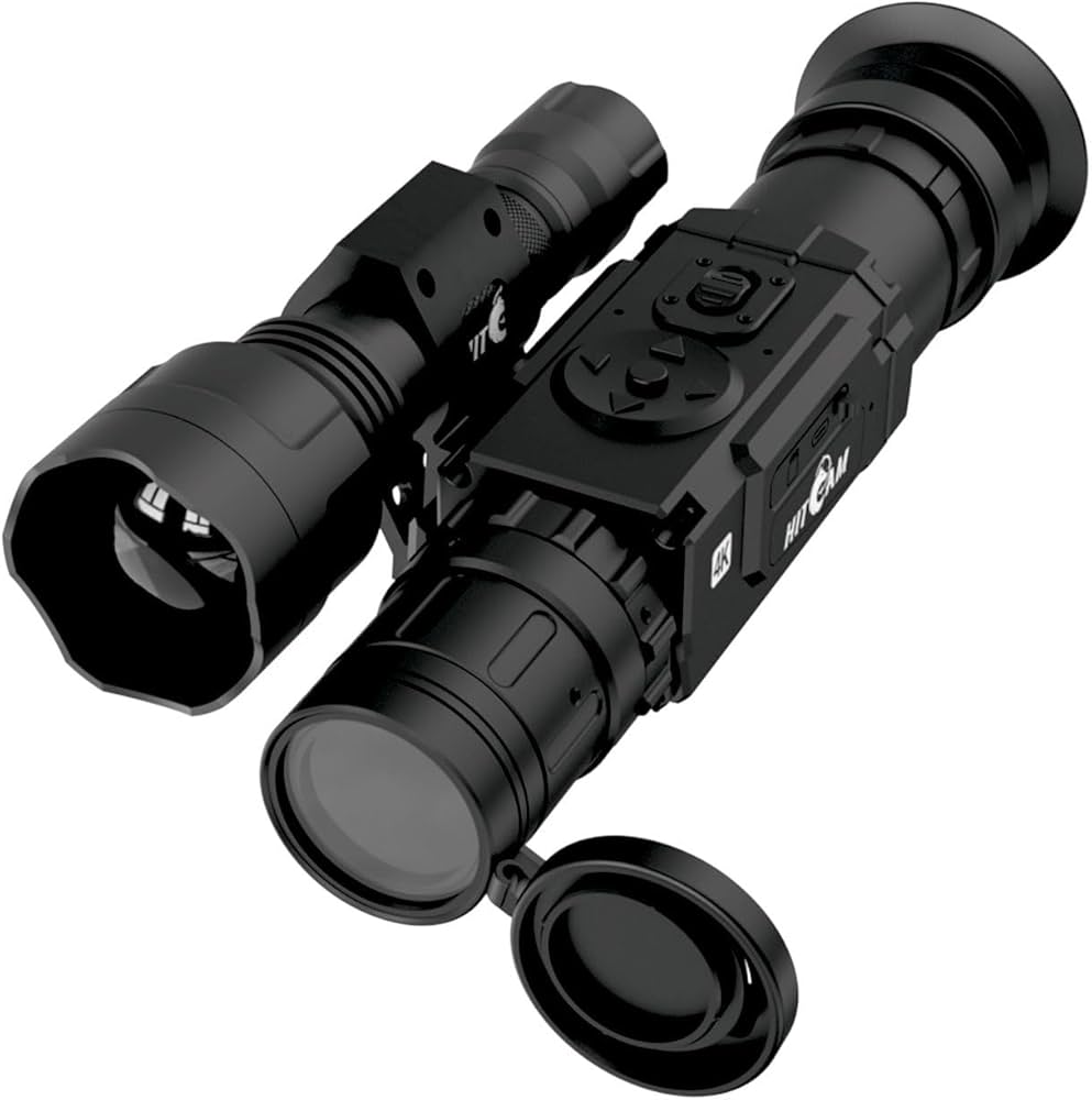 Amazon | HITCAM 4K カメラ、デジタル スコープ、80倍ズーム、昼夜両用