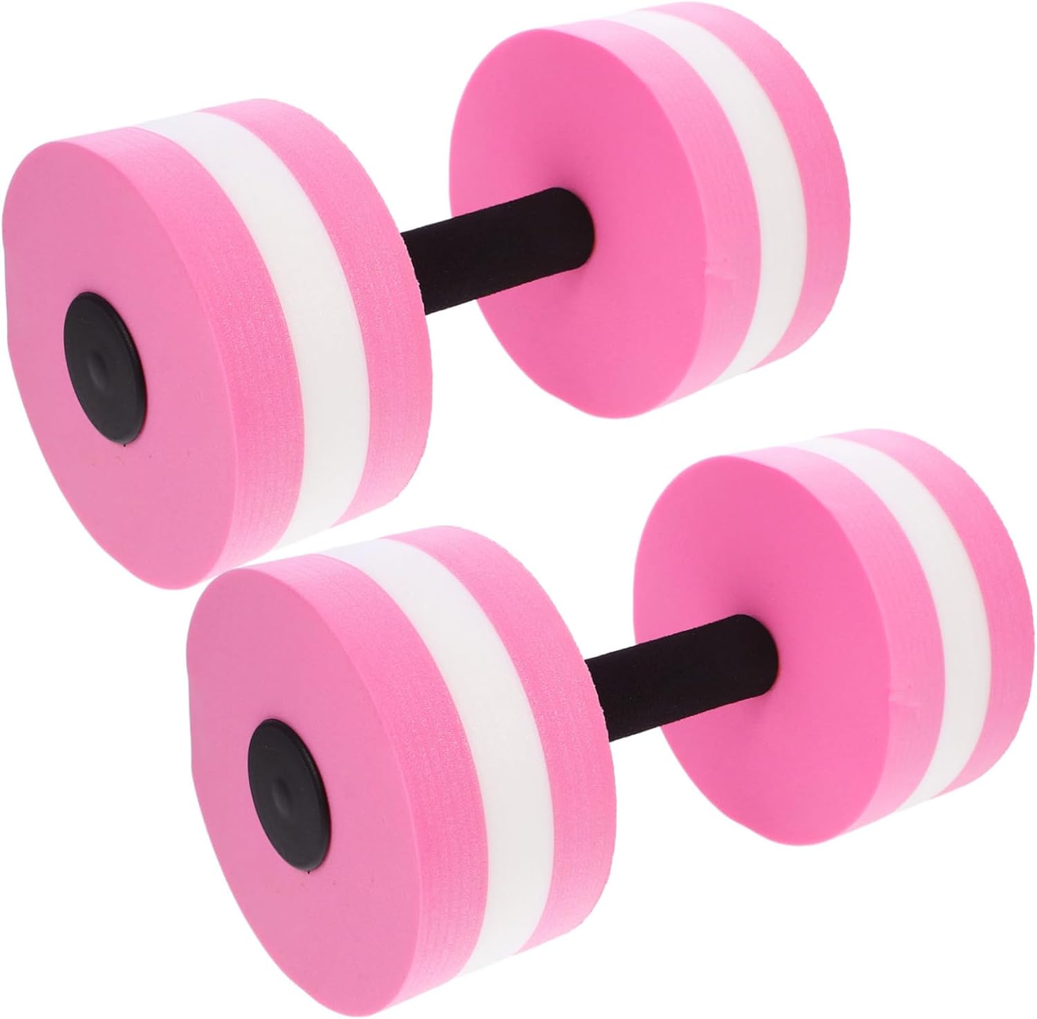 VANZACK 2Pcs Lightweight Floating Dumbbells for Water Fitness Aquatic Exercise Weights for Pool Workouts for Water Aerobics and Underwater Training and Design