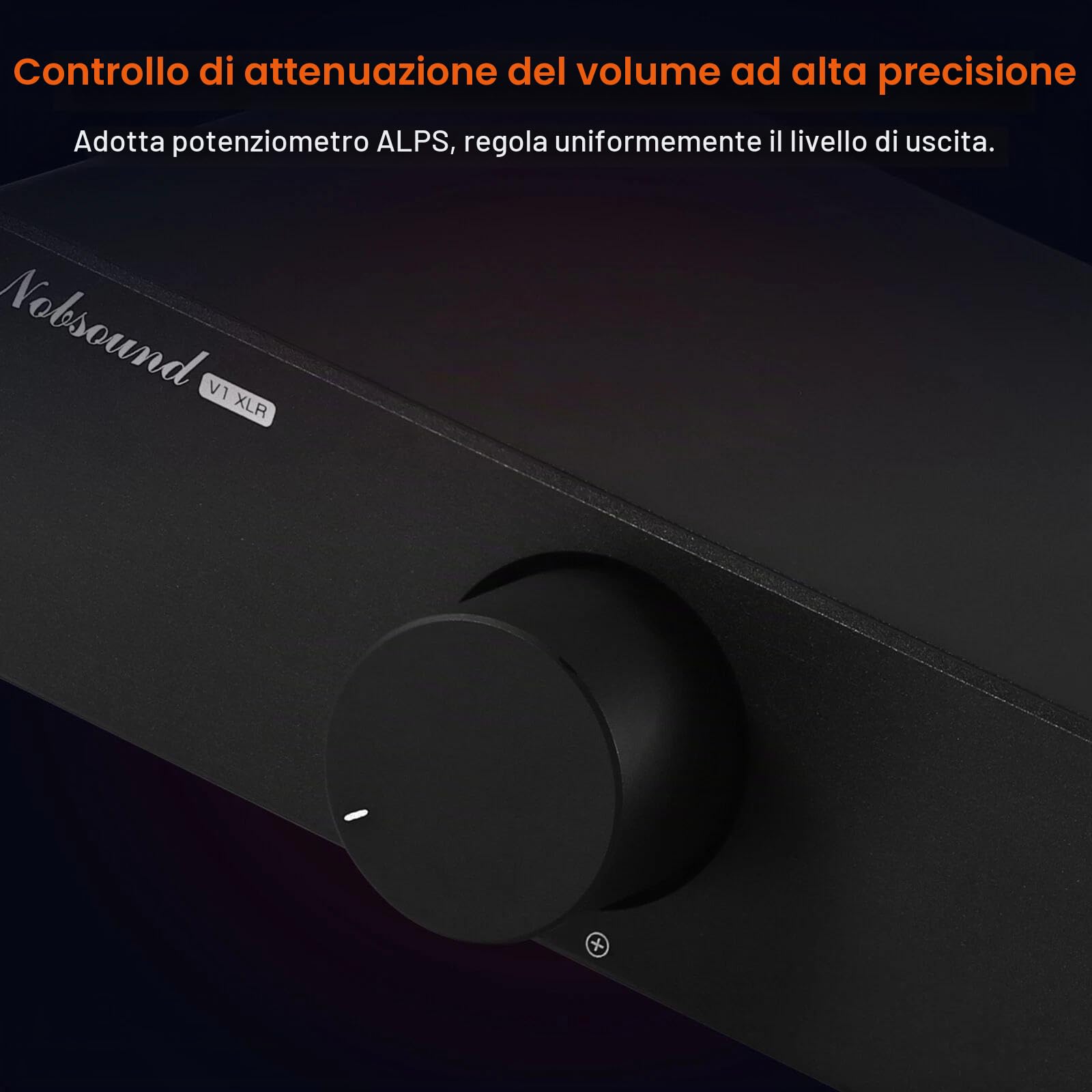 XLR preamplificatore passivo ammortizzatore: Simmetrico Stereo Audio Controllo del volume per ottimizzare il segnale – Con potenziometro ALPS RK27 e connettori in oro – per audiofili con esperienza di