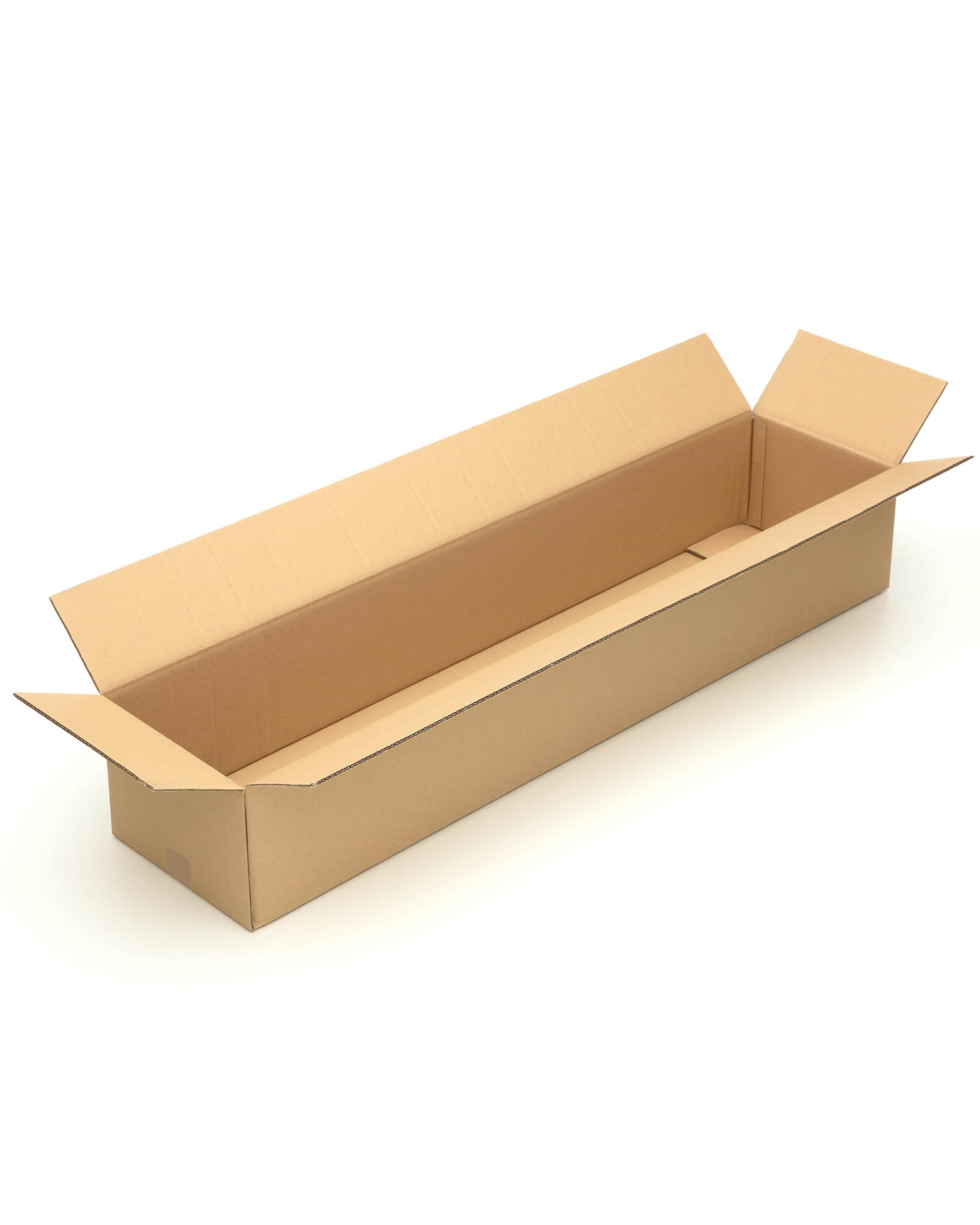 KK Verpackungen Versandkartons 1300 x 300 x 200 mm Braun 2-wellig (Außenmaß 1314 x 314 x 222 mm) | 5 Stück, Lange Faltkartons Kartons für Versand als Hermes Paketklasse XXL DPD GLS Paketklasse XL