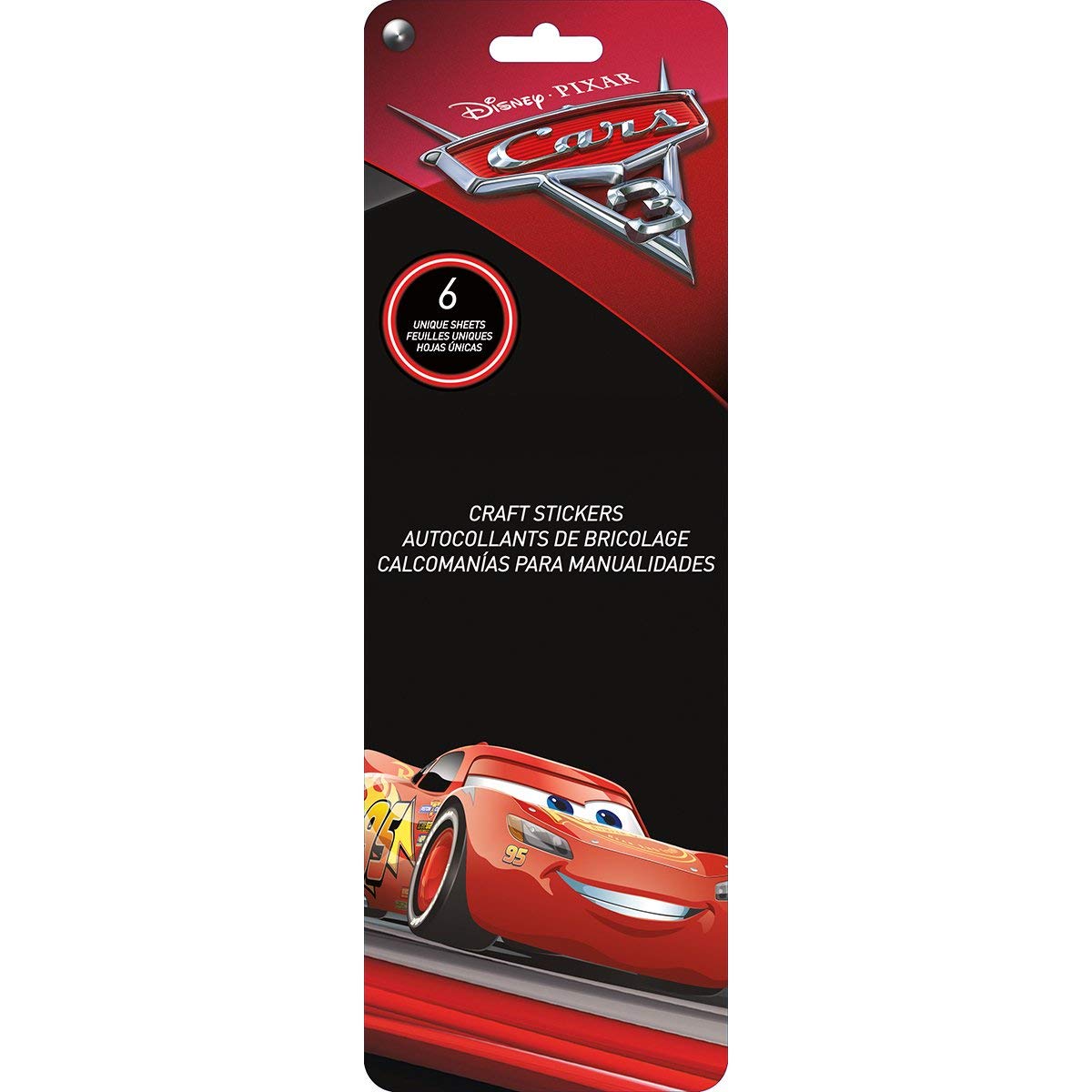 Sandylion Disney Cars 3 Craft Sticker Flip Pack