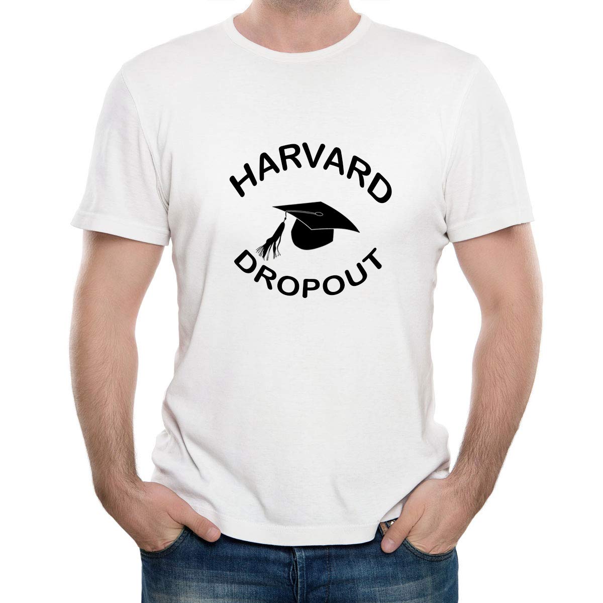 RitzeesUnisex Polyester Printed T-Shirt, White