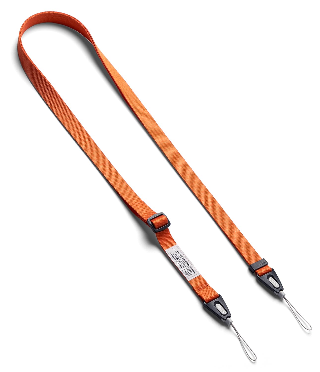 Ringke Unisex Cosmic Orange Shoulder Strap Slim [Dual-Ended Design] Adjustable Narrow Crossbody Strap, Anti-Theft Neck Lanyard For Iphone/Galaxy/Pixel Phone Cases, Cameras, Etc.