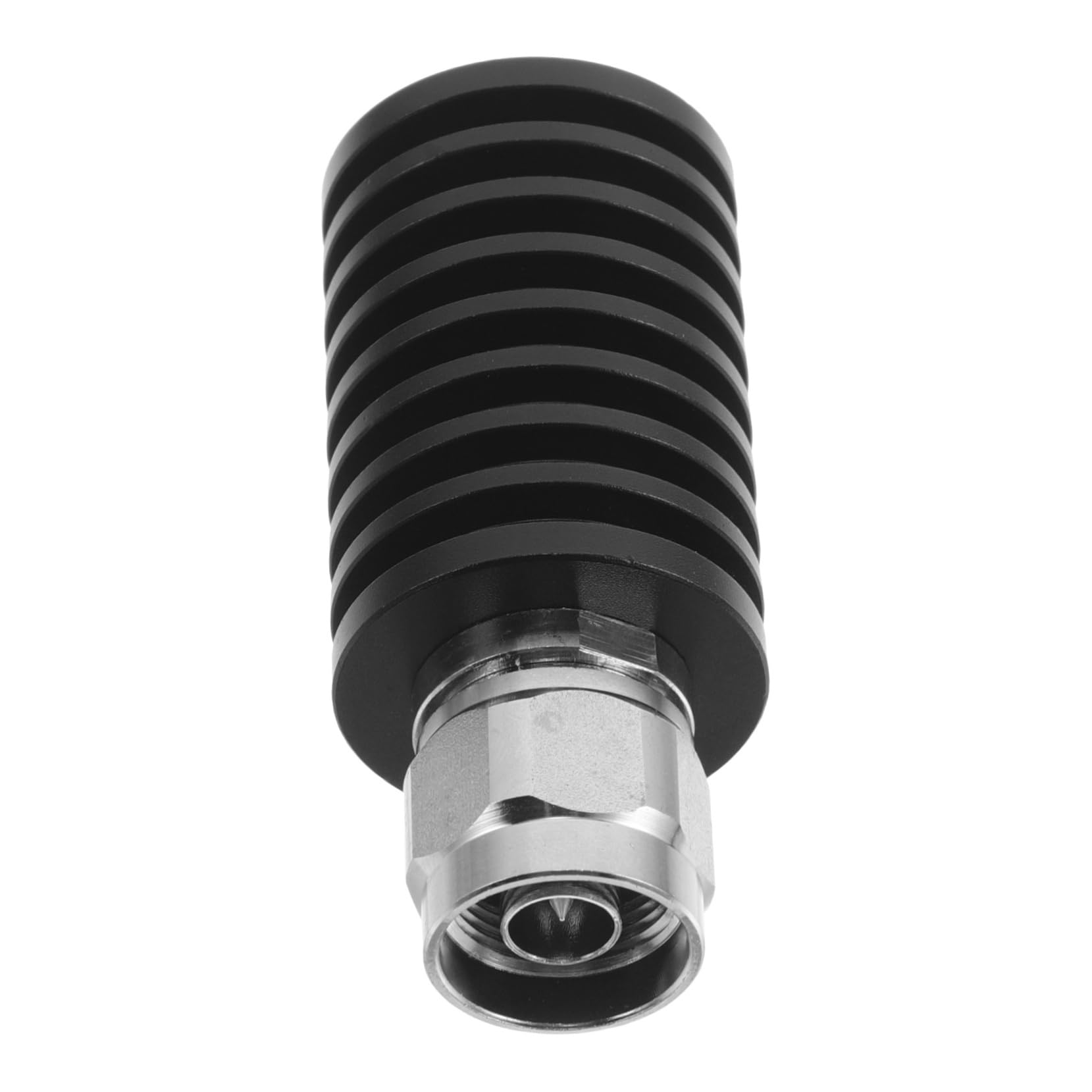 Angoily Connecteur de Terminaison Fixe N-Type 50 Ohm 25w pour Radio, Charge Coaxiale Dc-3ghz en Aluminium et Cuivre, Installation Pratique pour Tests et Réglages
