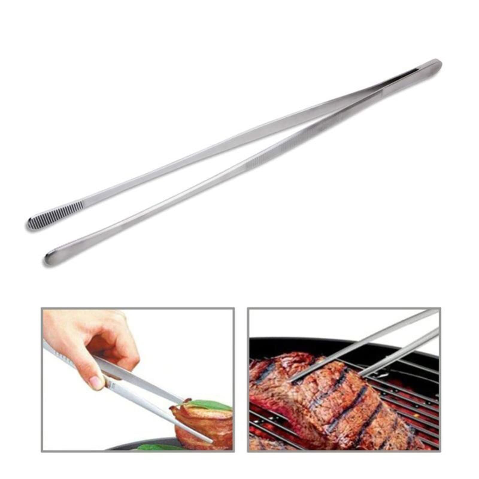 Pinzas de Cocina para Servir ensaladas, Herramienta de Cocina de Acero Inoxidable Resistente al Calor, Pinzas para Alimentos, Pinzas para Barbacoa, Accesorios para Asar