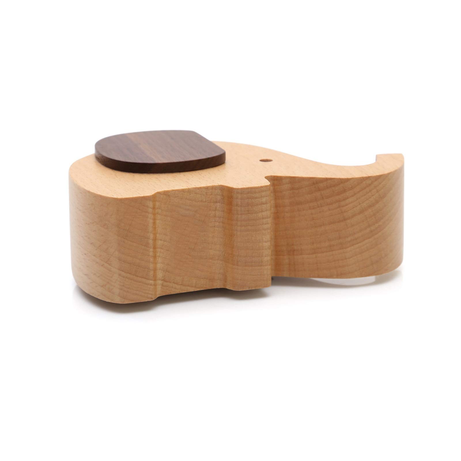 Porte Stylo Bureau Organisateur de fournitures de bureau de support de stylo d'éléphant en bois, accessoires de bureau multifonctionnels de porte-crayon mignon avec le support de téléphone portable Po