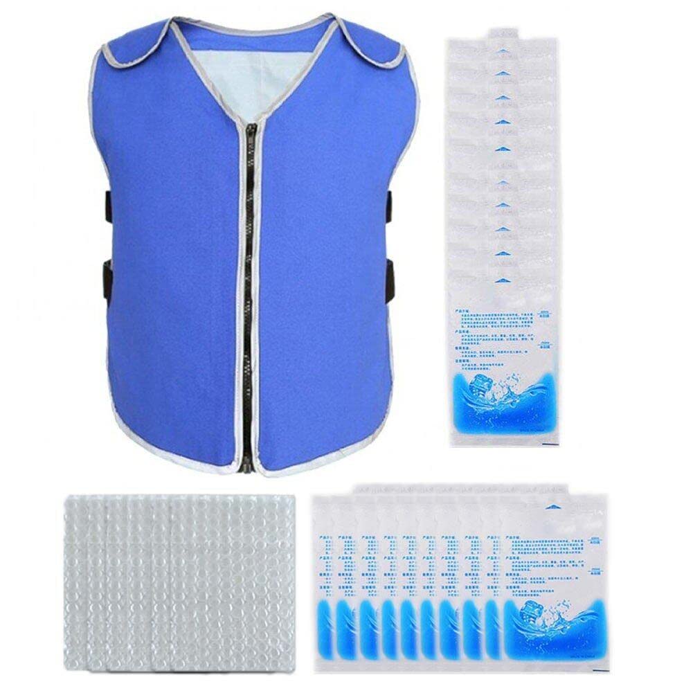 Chaleco De Enfriamiento para Hombres Y Mujeres Clima, Chaleco Reflectante De Hielo Ropa De Enfriamiento para Clima Cálido, Fresco para Trabajar En Calor