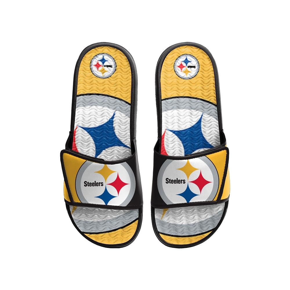 FOCO Herren NFL Team Logo Athletic Sport Shower Flip Flop Sandalen Gel Slides