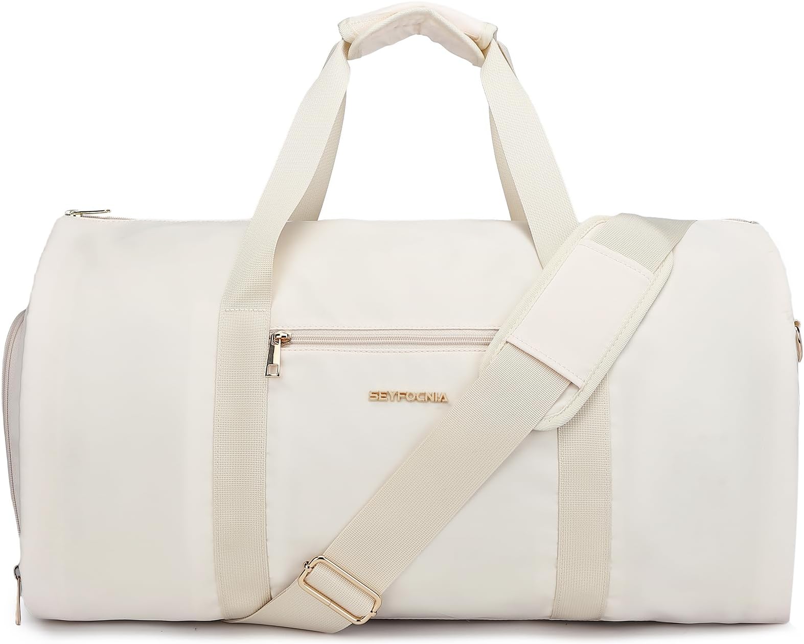 seyfocnia Convertible Carry on Garment Bag for Women, Garment Bags for Travel with Shoe Pouch 2 in 1 Hanging Suitcase Suit Bag for Women Travel Duffle Bag Garment Bag