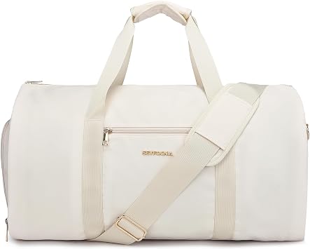 seyfocnia Convertible Carry on Garment Bag for Women, Garment Bags for Travel with Shoe Pouch 2 in 1 Hanging Suitcase Suit Bag for Women Travel Duffle Bag Garment Bag