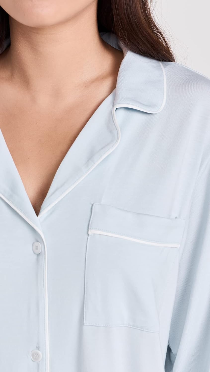 Eberjey Gisele Classic Women's Pajama Set | Long Sleeve Shirt + Long Pants