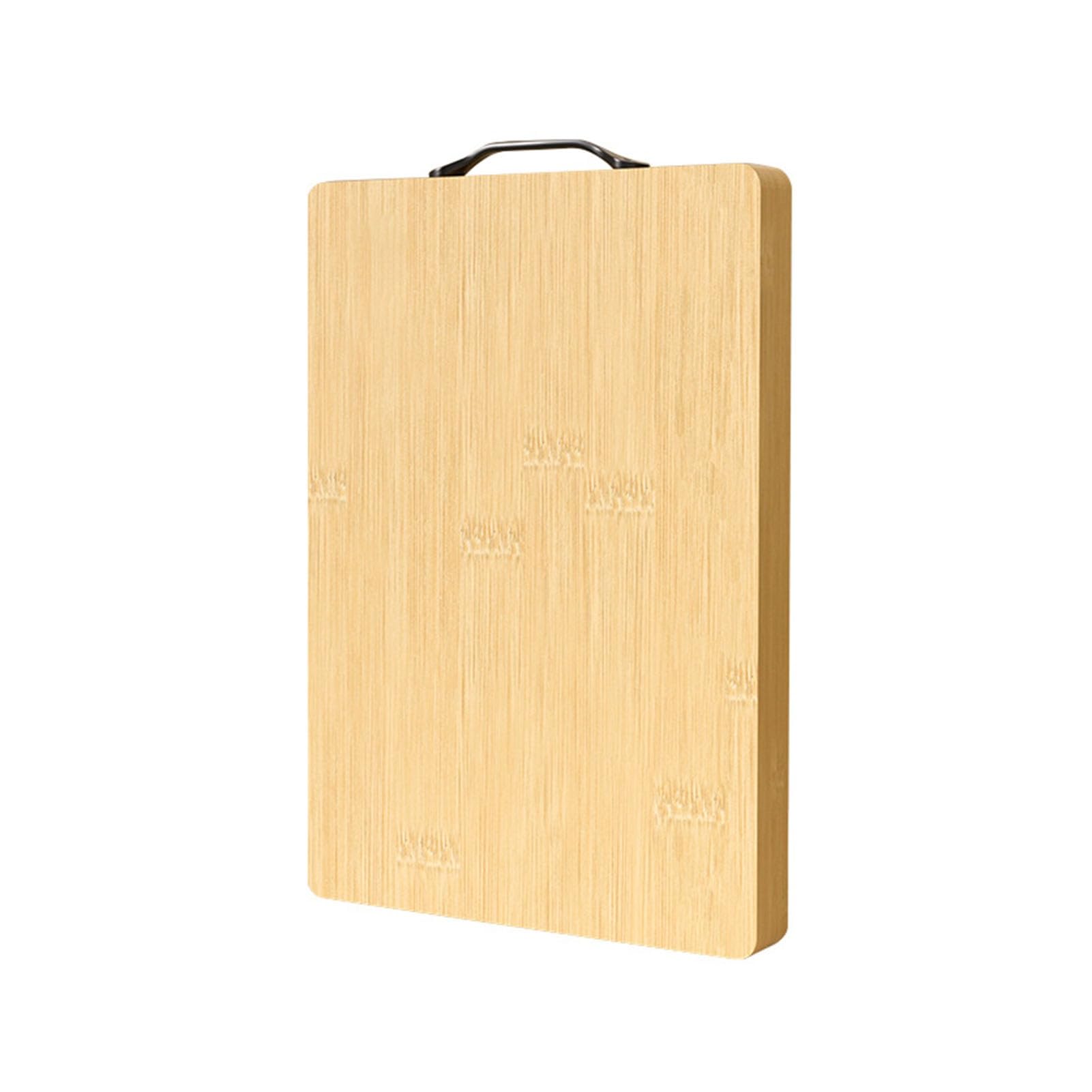 Planche à découper en bambou 33cm avec poignée pratique pour fruits et légumes