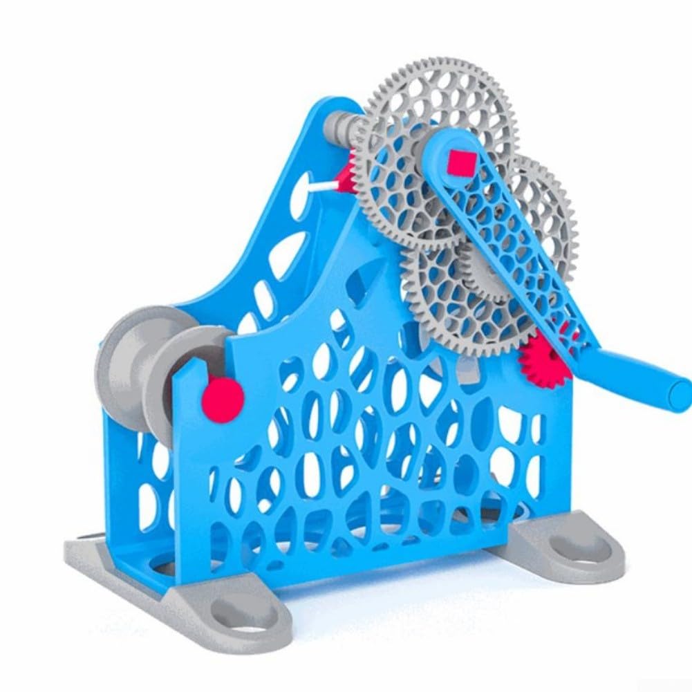 Desmontable para bobinador de filamento de impresora 3D, manivela manual y taladro compatible con bobinas de 1 kg, respetuoso con el medio ambiente (naranja)