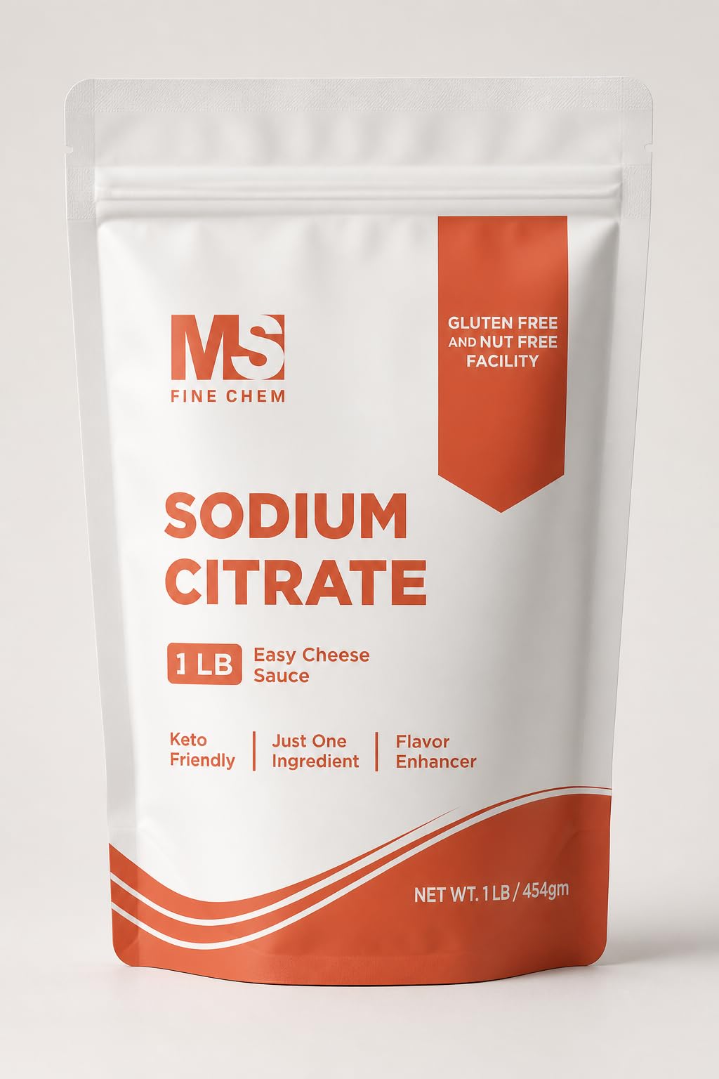 Sodium Citrate Powder 16 Ounce - Food Grade, Non-GMO -1Pound Bag - Emulsifier for Cheese,Spherification,and Molecular Gastronomy Cooking,Thickener,Preserve Foods, 454g