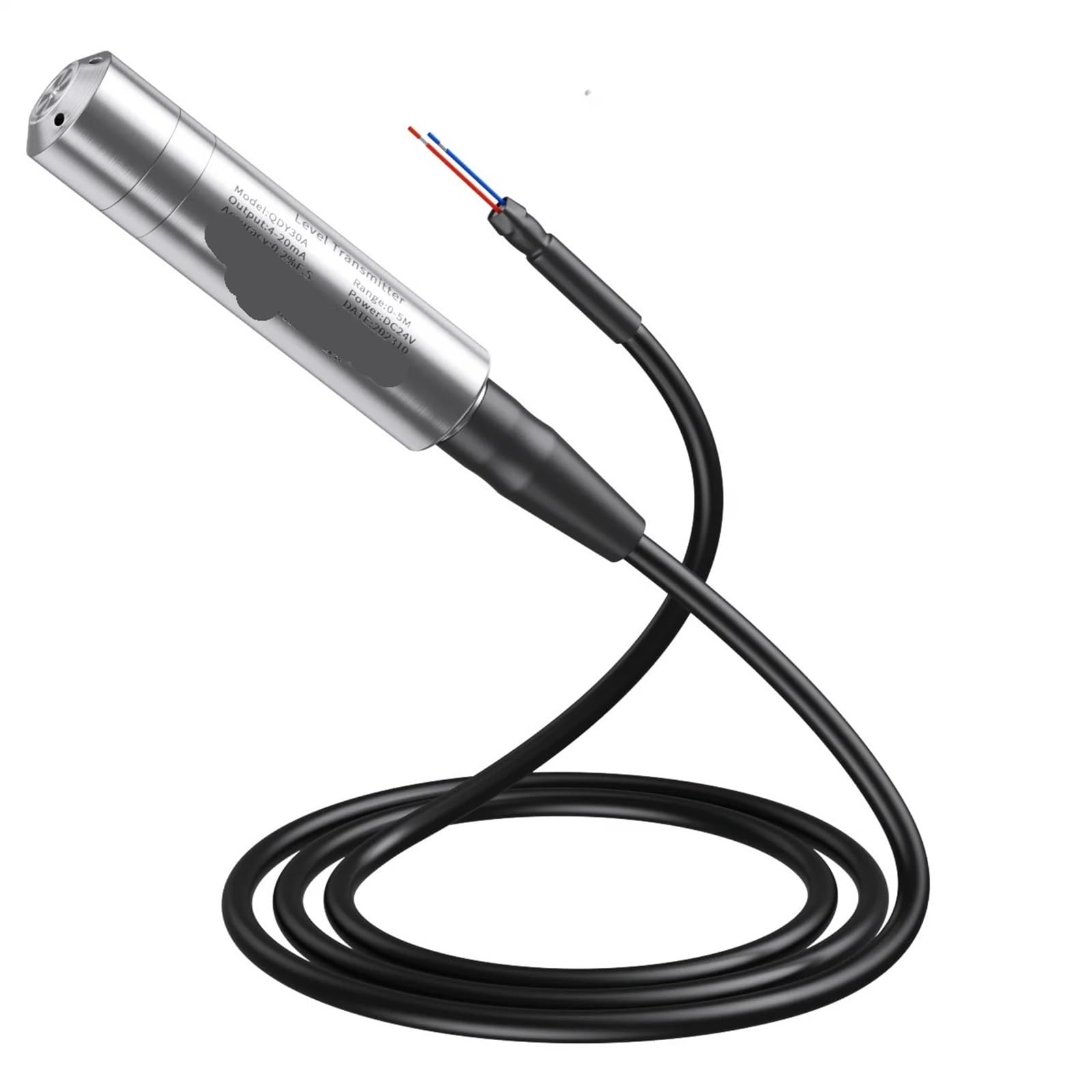 Transmisor de nivel de agua 1m 2m 3m 5m 10m 50m 4-20mA 0-10V combustible gasóleo 0-3,3 V salida Sensor de nivel de líquido hidrostático sonda ss304 | 5m Range 7m Cable,0-3.3V Output
