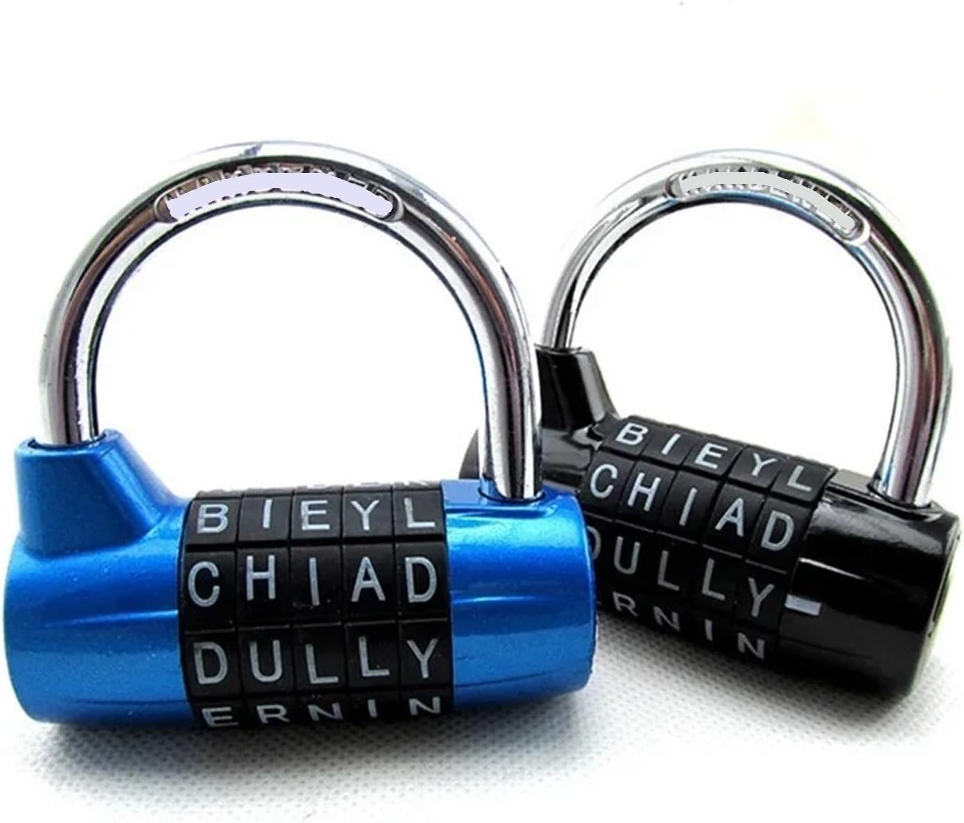 4 Color Combination Padlock Code Password Lock for Door Gym Suitcase Luggage ZS52 1Pcs(Silver)