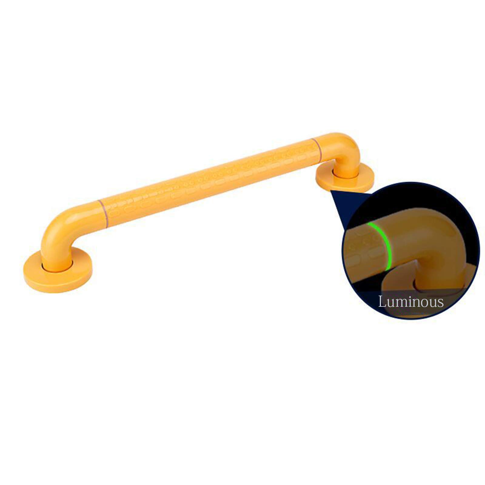 Bagno Maniglia Disabili di Sostegno Corrimano, Maniglione per Vasca da Bagno/Doccia/WC, Sicurezza per Disabiliti Gravida Bambini, Fatto di Acciaio Inossidabile e Nylon,White-70cm