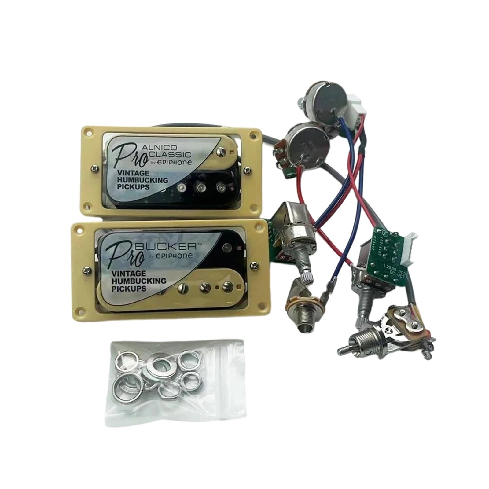 Pickup Per Chitarra Classica Alnico A Doppia Bobina Con Circuito Push Pull(3/4)