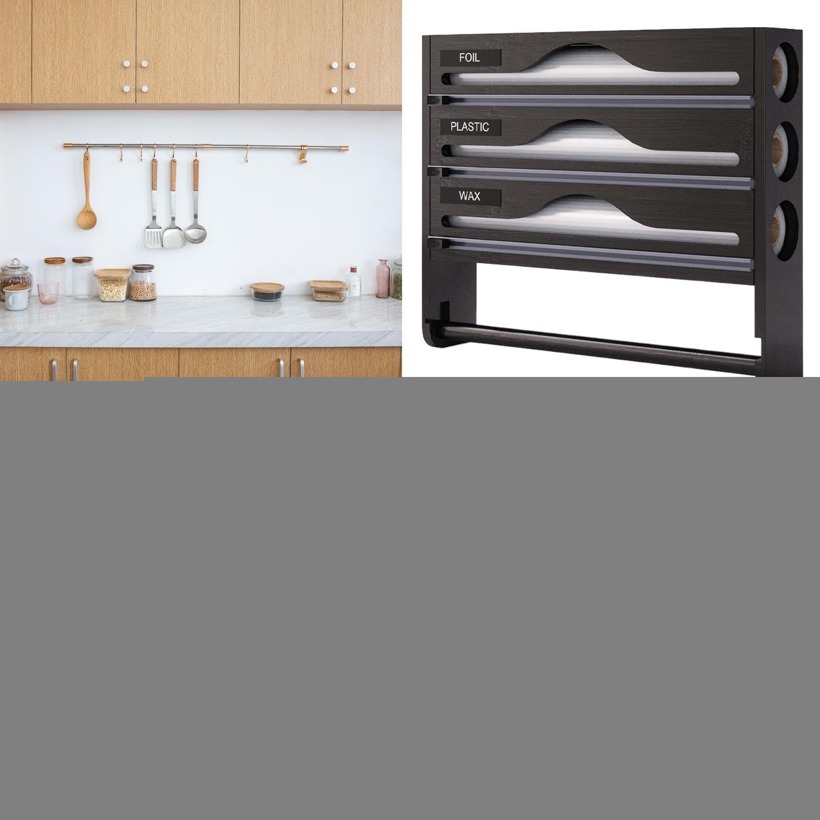 Dispenser Pellicola Cucina Con Taglierina Contenitore
