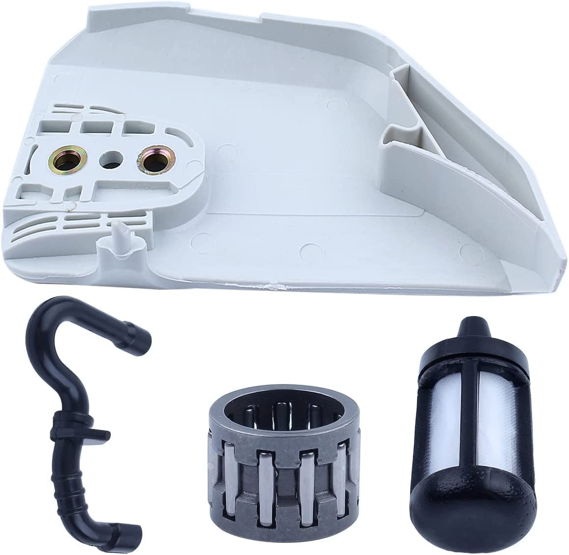Kit de cubierta embrague for motosierra Stihl MS 210, 230 y 250 (1 juego) con cojinete agujas, filtro combustible línea aceite (n.° 1123 640 1705)