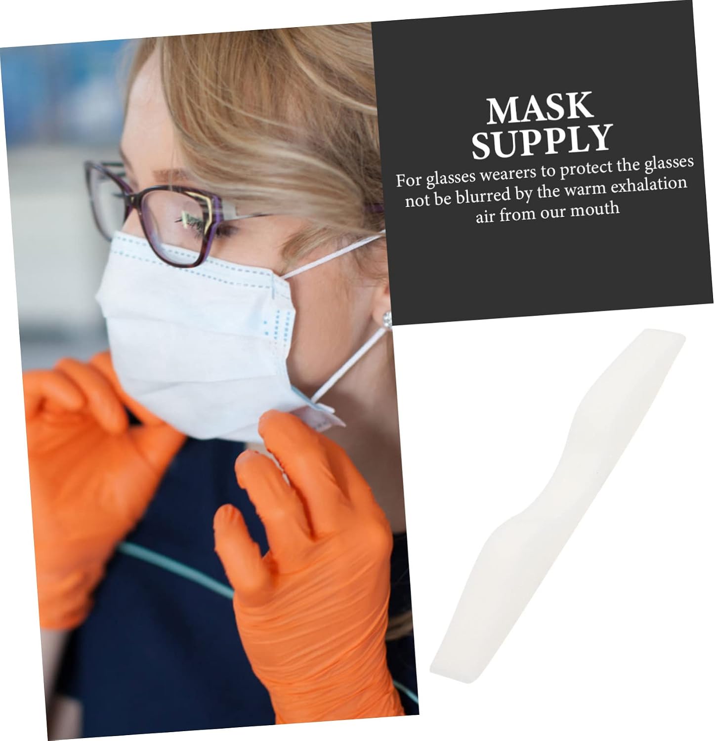 Nose Bridge Mats Anti-fogging Nose Strips 100pcs Protective Strips Glasses Grips Nose for Outdoor Activities
