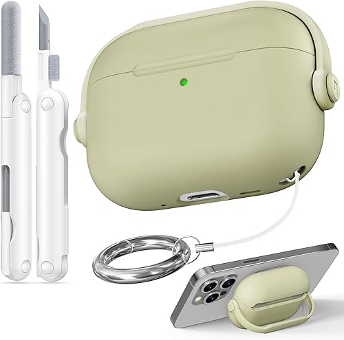 Miniatura 43 de Funda para Airpods Pro 3, fundas de bloqueo de seguridad para Apple Airpod Pro 3 (2025) con soporte para teléfono y kit de limpieza, protección